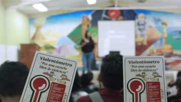 Utilizan el “violentómetro” para enseñar a estudiantes a detectar los grados de violencia escolar