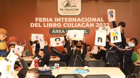 Más de 20 escuelas han asistido al Área Infantil y Juvenil de la Feria Internacional del Libro Culiacán 2022