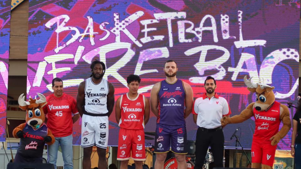 Venados Basketball presenta a su afición su jersey para el Cibacopa 2023