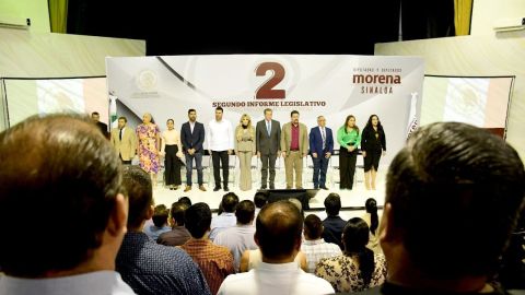 Rinde Grupo Parlamentario de Morena su Segundo Informe de Labores Legislativas del Congreso del Estado