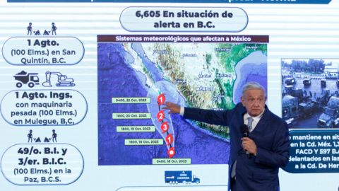 Se previenen en Baja California Sur ante Huracán Norma