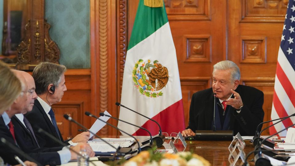 Recibe AMLO al secretario de Estado del gobierno estadounidense Antony Blinken