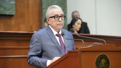 El gobernador de Sinaloa Rubén Rocha Moya, rindió su Tercer Informe de Gobierno ante el Congreso del Estado
