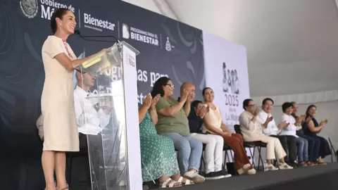 “A México, en cualquier lugar del mundo se le respeta, somos un país libre, independiente y soberano”: presidenta