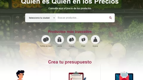 Profeco lanzó sitio del "Quién es Quién" donde pueden consultar precios de tres mil productos