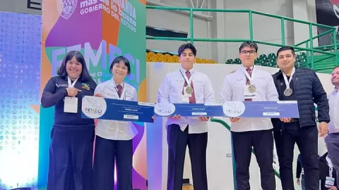 Estudiantes del CECyTE Sinaloa obtuvieron el primer lugar nacional en la Feria Mexicana de Ciencias e Ingenierías