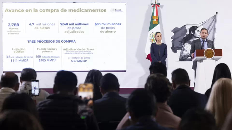 Del 18 al 30 de marzo se entregarán 239 millones de medicamentos e insumos médicos