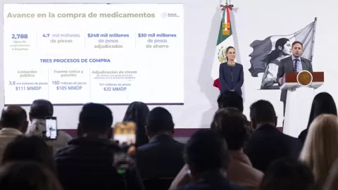 Del 18 al 30 de marzo se entregarán 239 millones de medicamentos e insumos médicos