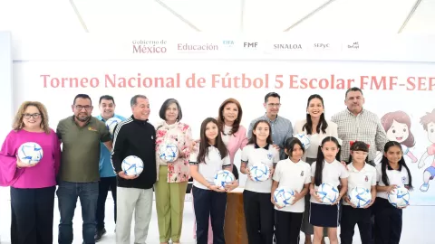 La FIFA y la FMF donaron 3 mil balones para 150 escuelas primarias de Sinaloa