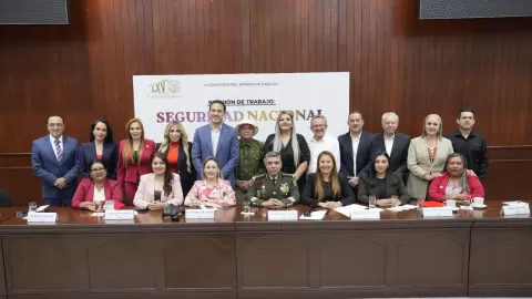 Sostienen en Congreso del Estado encuentro con Comandante de la 3ra Región Militar