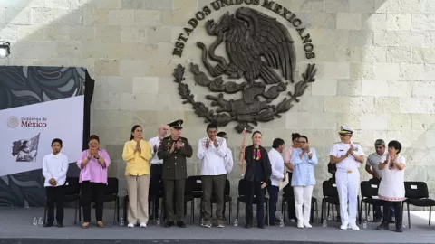 Conmemora Presidenta desde Guelatao Oaxaca el 219 Aniversario del Natalicio de Benito Juárez