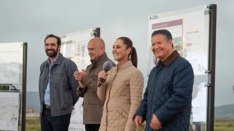 Inició la construcción del Tren México-Pachuca