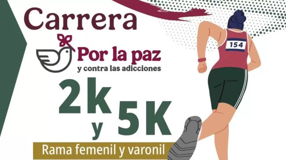 Se celebrará este domingo 30 de marzo la Carrera por la Paz y contra las adicciones en todo el país