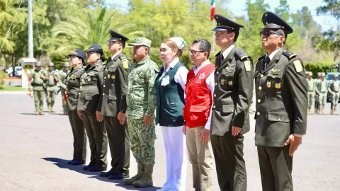 Entregaron reconocimientos al personal militar y civil que participó en la pandemia Covid-19
