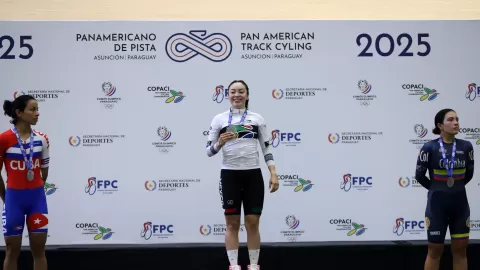 México lidera el Campeonato Panamericano de Ciclismo de Pista 2025 con medallas de oro y bronce