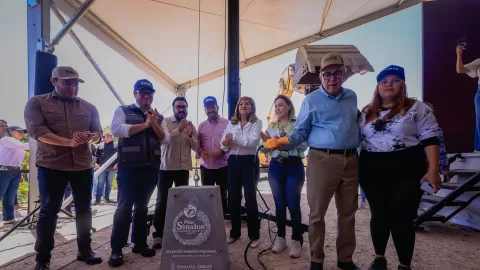 Rocha Moya puso en marcha los trabajos del malecón margen izquierdo del río Culiacán
