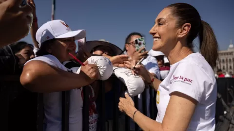 Presidenta encabezó en el Zócalo de la CDMX el arranque de la Clase Nacional de Boxeo