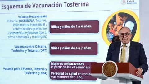 Secretaría de Salud reitera llamado a vacunarse contra el sarampión, rubéola y paperas