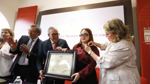 Celebran ceremonia de recepción de la doctora Nidia León Sicairos como nueva integrante del Colegio de Sinaloa