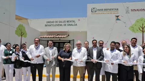 Inaugura Rocha Moya primera Unidad de Salud Mental Infantojuvenil en el noroeste del país
