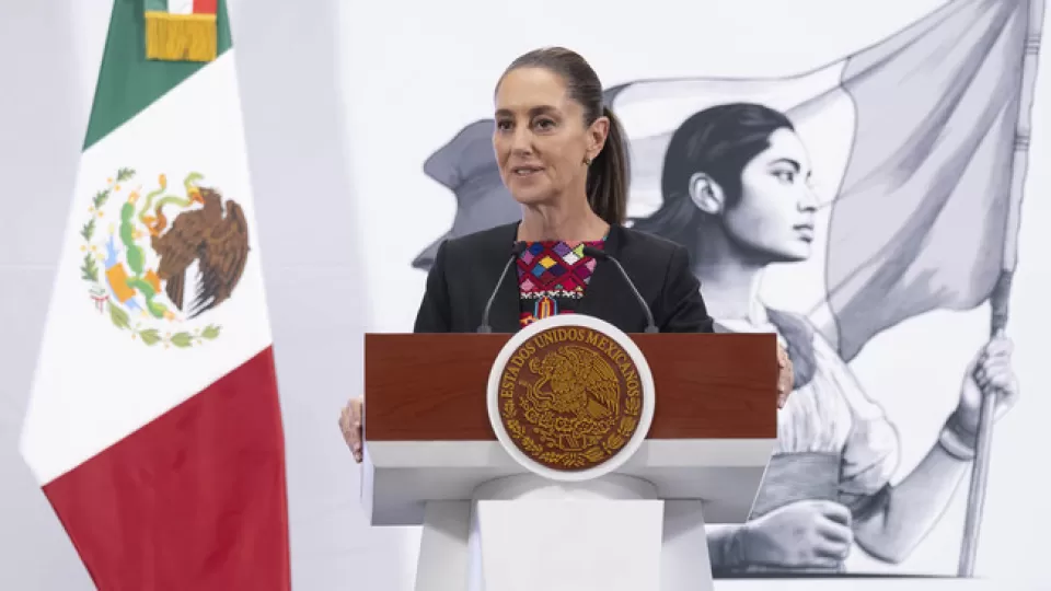 La Presidenta Claudia Sheinbaum sostuvo hoy una llamada telefónica con el Presidente Donald Trump