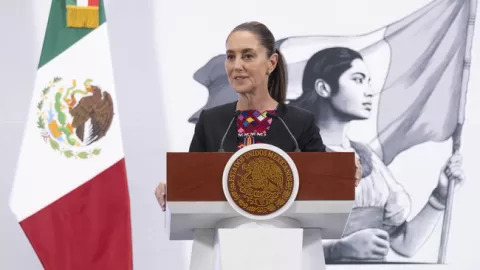 La Presidenta Claudia Sheinbaum sostuvo hoy una llamada telefónica con el Presidente Donald Trump