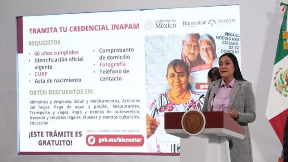 Exhortan a adultos mayores de 60 años a tramitar la credencial del Inapam