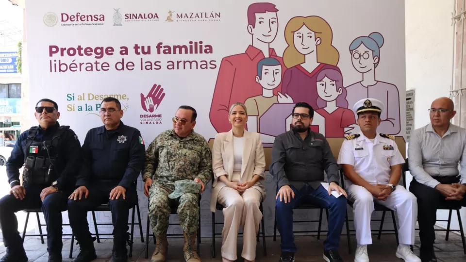 El programa de Desarme Voluntario se encuentra activo en el sur de Sinaloa
