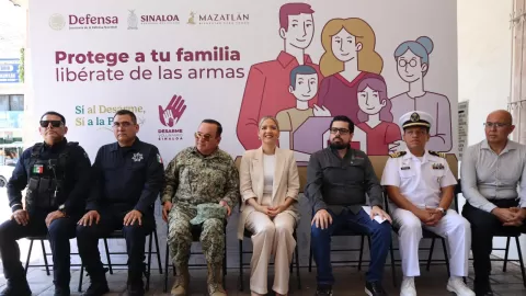 El programa de Desarme Voluntario se encuentra activo en el sur de Sinaloa