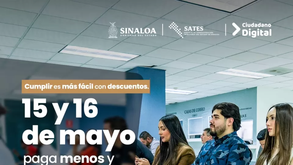 Los días 15 y 16 de mayo se aplicarán descuentos en trámites vehiculares y renovación de licencias