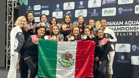 Natación artística finalizó con nueve medallas en Panamericano de Deportes Acuáticos 2025