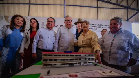 Rocha Moya pone en marcha la construcción de la Facultad de Medicina de la UAS en Guasave