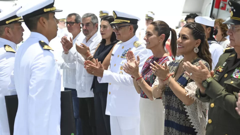 La Presidenta encabezó la conmemoración del Día de la Marina Nacional, desde Acapulco, Guerrero
