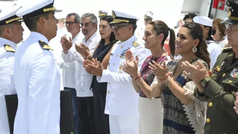 La Presidenta encabezó la conmemoración del Día de la Marina Nacional, desde Acapulco, Guerrero