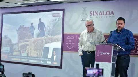 Entregan 23 mil pacas de alimento para el ganado en el marco del estiaje en Sinaloa