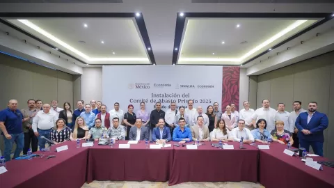 Instalan en Sinaloa el Comité de Abasto Privado en Situaciones de Emergencia 2025