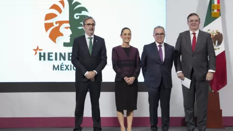 Anuncia Heineken inversión de 2 mil 750 mdd en México y AMPIP destina 626 mdd para 13 parques industriales
