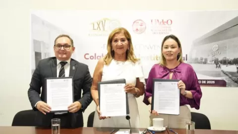 Firman convenio Congreso y UAdeO; impartirán Diplomado en Construcción de Paz