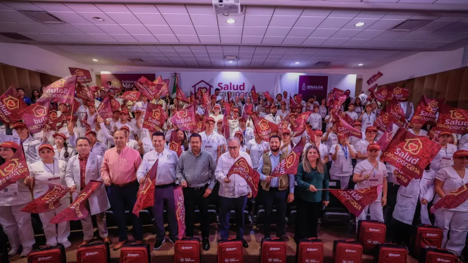 Ponen en marcha el programa Salud Casa por Casa, en Sinaloa atenderá a más de 419 mil personas