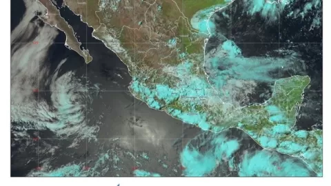 Se formó el potencial ciclón tropical Cinco-E en el Pacífico