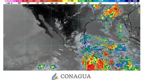 Tormenta tropical Erick ocasiona lluvias intensas, rachas fuertes de viento y oleaje elevado en en suroeste del país