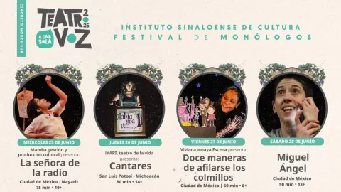 Con la obra “La señora de la radio” abrirá el Festival de Monólogos este 25 de junio