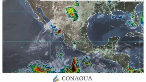 La tormenta tropical Flossie sigue disminuyendo sus vientos mientras se aleja de las costas de México