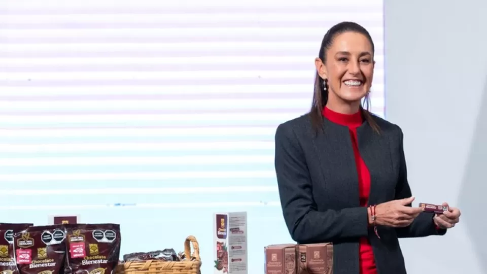Presentan productos Hecho en México: Chocolates Bienestar, en sus diferentes presentaciones
