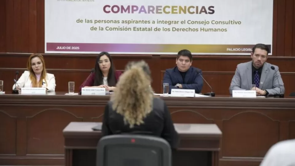 Concluye Congreso comparecencias de 11 aspirantes a integrar Consejo Consultivo de CEDH