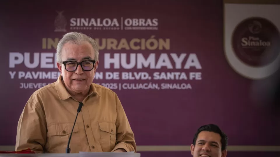 Inauguran puente Humaya en Culiacán, para mejorar infraestructura urbana y calidad de vida de sinaloenses