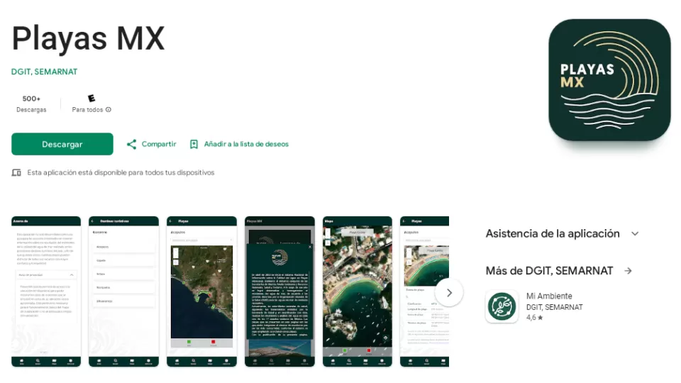 Presentan aplicación móvil: Playas Mx