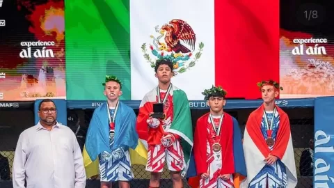 Gana México su primer oro en el Mundial Juvenil de Artes Marciales Mixtas