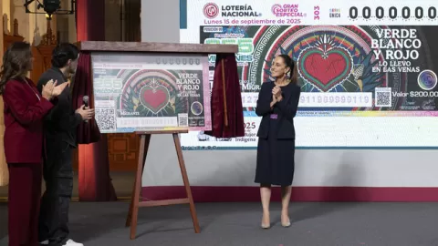 Sorteo de la Lotería Nacional del 15 de septiembre apoyará a mexicanos en EUA