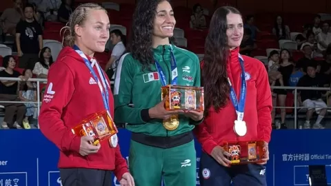 La mexicana Laura Burgos conquista el oro en los Juegos Mundiales Chengdú 2025